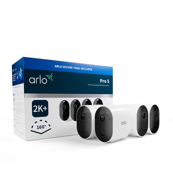 Pikkukuva 4 / 13: Arlo Pro 5 2K+ Ulko-valvontakamera, 3-pack