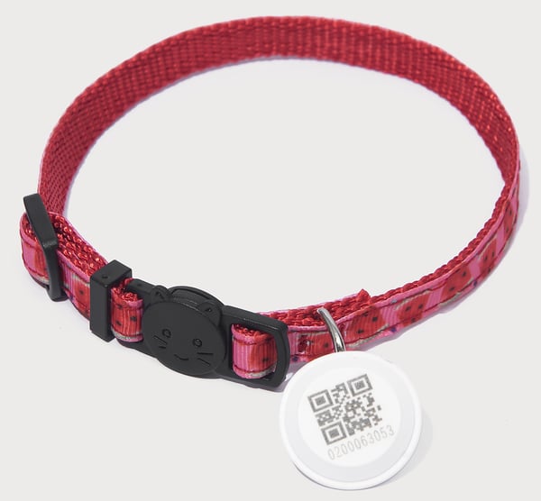 CATLINK CL-UTS-01 halsband för hund och katt Grön, Röd Universal Vanligt halsband