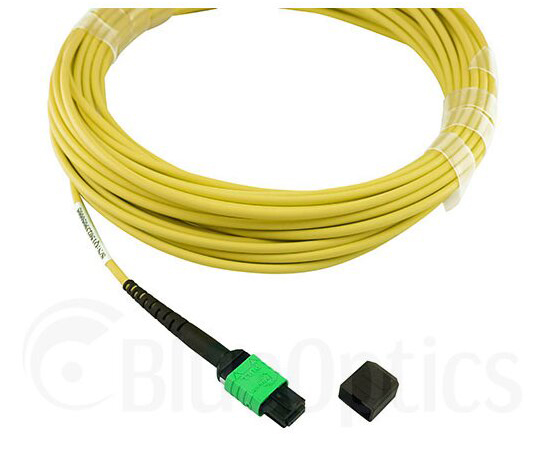 Miniatyrbillede 3 af 8: BlueOptics CBL-MPO12-4LC-SMF-1M InfiniBand og fiberoptisk kabel MPO 4x LC Gul