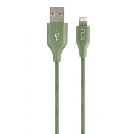 Miniatyrbillede 1 af 2: DCU Advance Tecnologic 34101295 Lightning kabel 2 m Grøn