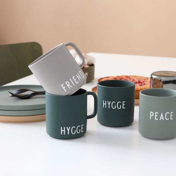 Miniatyrbild 2 av 3: Design Letters Friend Kopp Grå Universal 1 styck