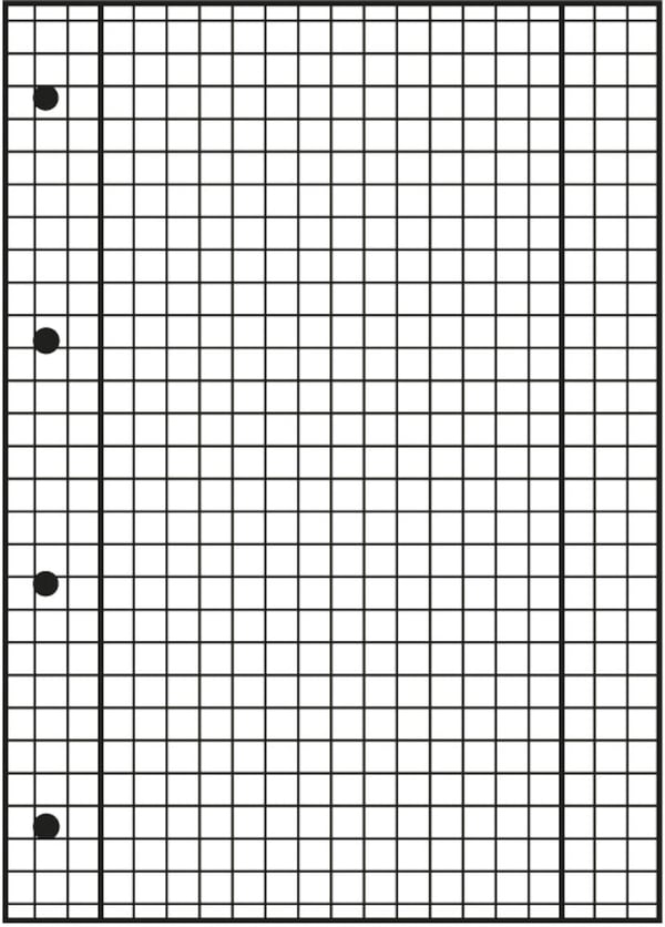 Oxford 400131584 blok med hul 210 x 297 mm (A4) 50 ark