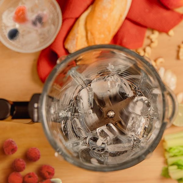 Cecotec 03984 blender Bordplade blender 1800 W Sort, Rustfrit stål, Transparent