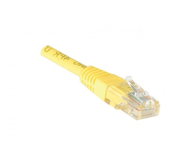 Miniatyrbillede 2 af 4: EXC 846501 netværkskabel Gul 5 m Cat5e U/UTP (UTP)