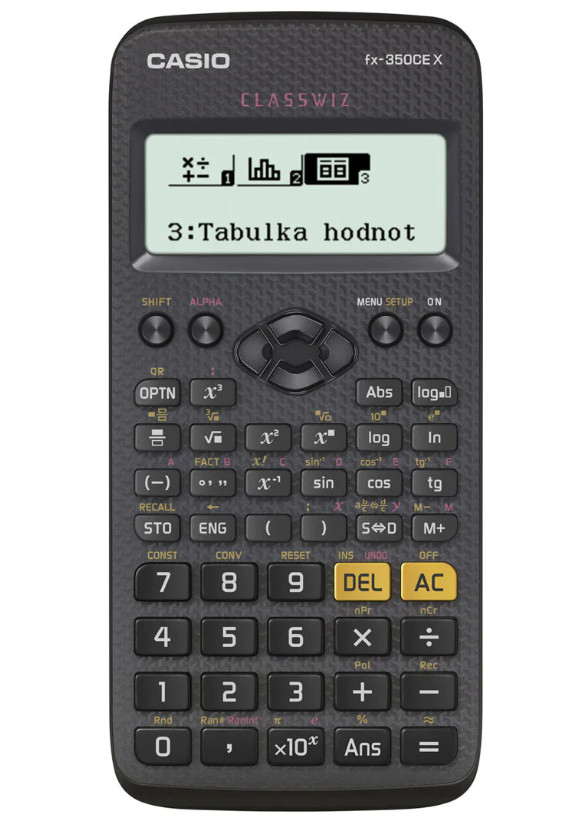 Casio FX-350CE X laskin Työpöytä Funktiolaskin Musta