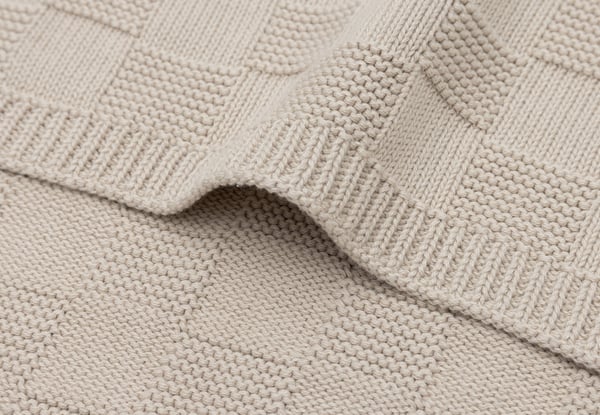 Miniatyrbillede 2 af 5: Jollein 516-511-68124 babytæppe Sand 100 x 75 cm Dreng/Pige