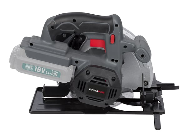 Miniatyrbild 4 av 10: Powerplus POWEB2520 bärbar cirkelsåg 16,5 cm Svart, Grå, Rostfritt stål 4000 RPM