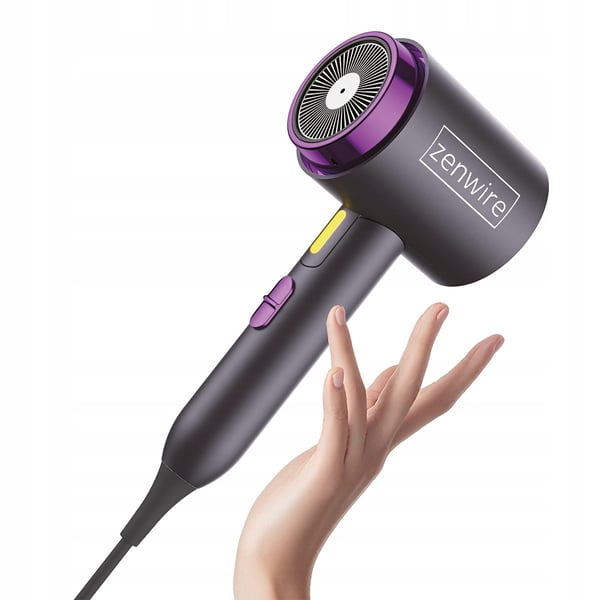 Zenwire 1232161 hårtørrer 1500 W Sort, Violet
