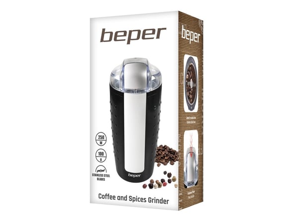 Miniatyrbild 5 av 8: Beper BP.581 kaffekvarn 250 W Svart