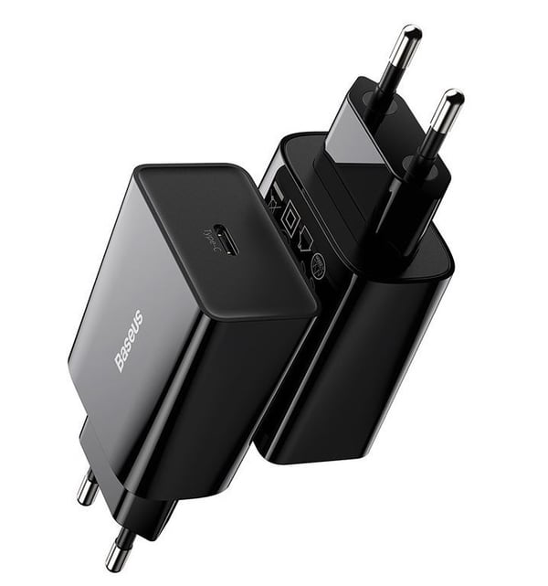 Baseus Speed Mini Älypuhelin Musta AC Pikalataus Sisätila