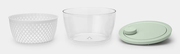 Brabantia 145407 salatspinner Grøn, Hvid