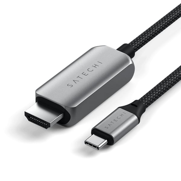 Satechi ST-YH8KCM USB-grafikadapter 7680 x 4320 pixlar Svart, Silver