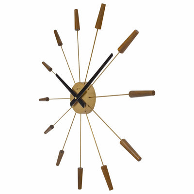 NeXtime Plug Inn Mekanisk ur Cirkel Sort, Guld