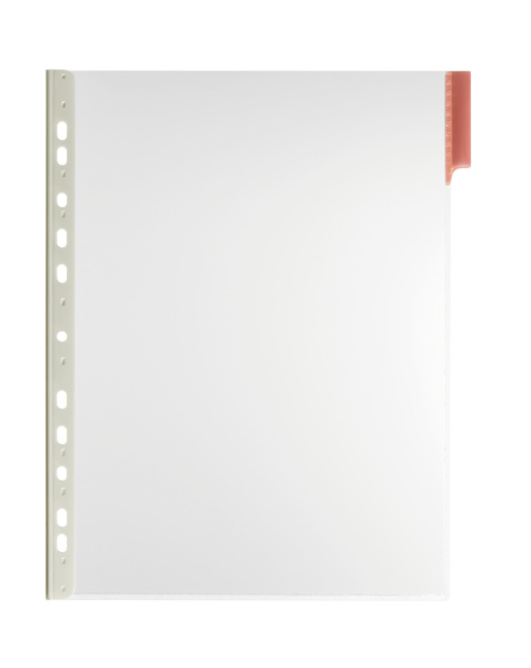 Durable 5607-03 Rød, Transparent PVC Display panel Durable 5607-03 Rød, Transparent PVC Display panel