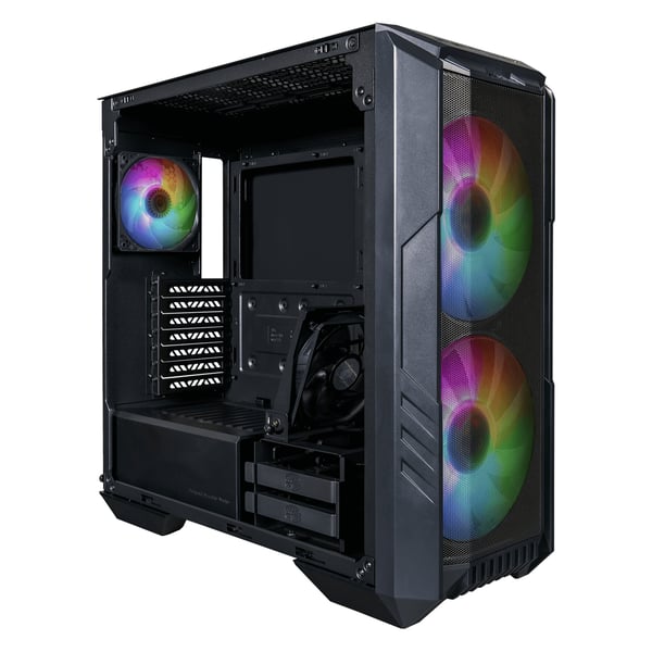 Miniatyrbillede 4 af 5: Cooler Master HAF 500 Midi Tower Sort