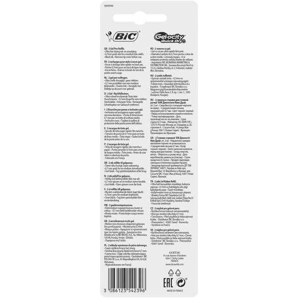 Miniatyrbillede 1 af 2: BIC Gel-ocity 2 stk