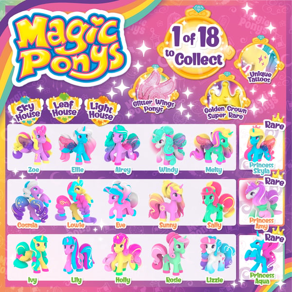 CRAZE MAGIC PONYS – Collectable Figures Series 2