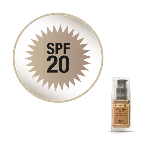 Miniatyrbillede 3 af 7: Max Factor Healthy Skin Harmony 30 ml Pumpeflaske Creme 80 Bronze