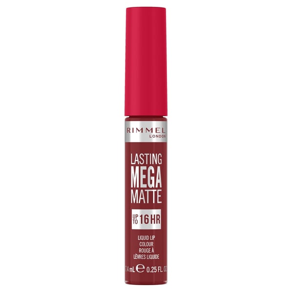 Miniatyrbillede 1 af 4: Rimmel Lasting Mega Matte 7,4 ml 930 Ruby Passion Mat