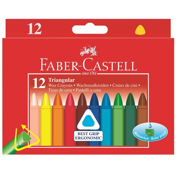 Faber-Castell 120010 krita 12 styck Faber-Castell 120010 krita 12 styck