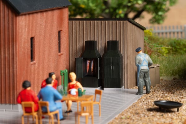 Miniatyrbillede 3 af 5: Auhagen 11475 skalamodell dele og tilbehør Bygning