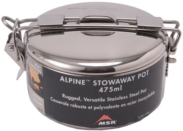 MSR Alpine Stowaway Burk 0,475 l Rostfritt stål MSR Alpine Stowaway Burk 0,475 l Rostfritt stål