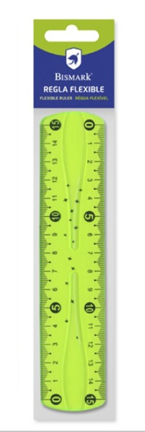 Bismark 324737 lineal Bordlineal 150 mm Polyvinylchlorid (PVC) Grøn 1 stk