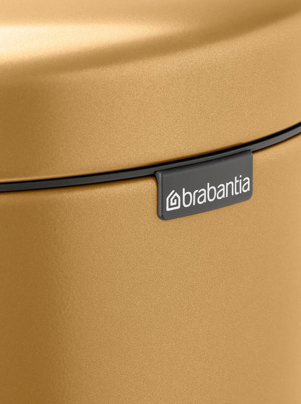 Brabantia NewIcon 5 L Rund Stål Guld