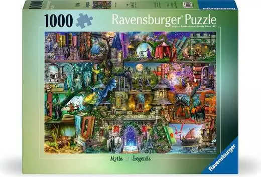 Miniatyrbillede 1 af 6: Ravensburger 12000089 Puslespil 1000 stk Fantasy