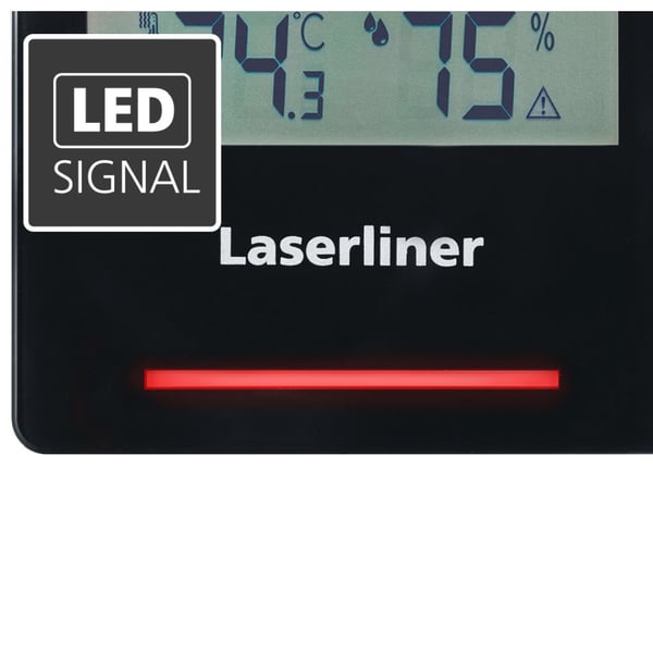 Miniatyrbild 4 av 5: Laserliner AirCheck Clima inomhus Elektronisk hygrometer Svart