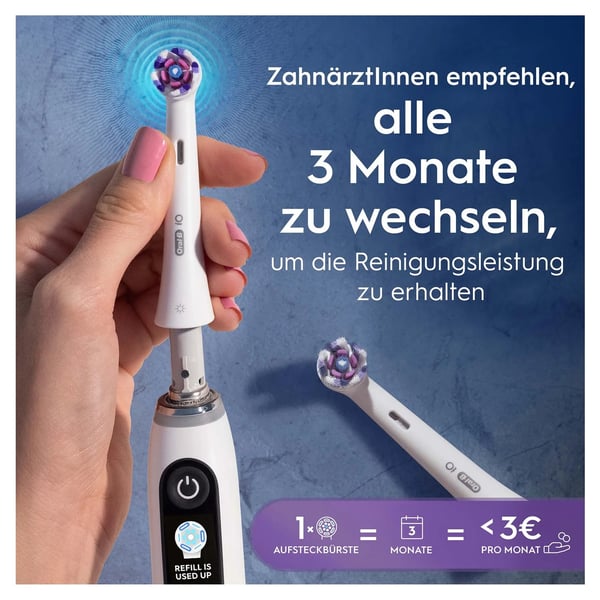 Miniatyrbild 5 av 9: Oral-B iO Radiant White 2-pack