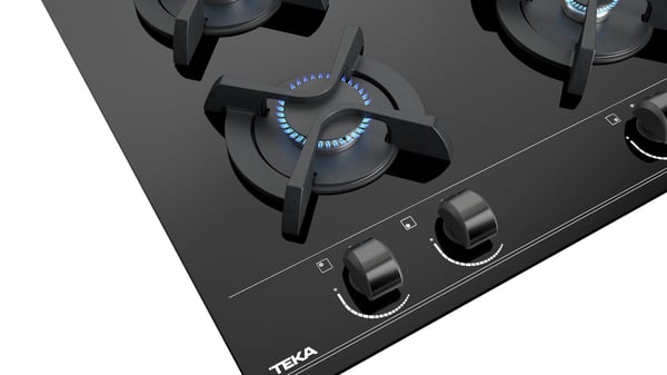 Teka GBC 64000 Sort Indbygget 60 cm Gaskomfur 4 zone(s)