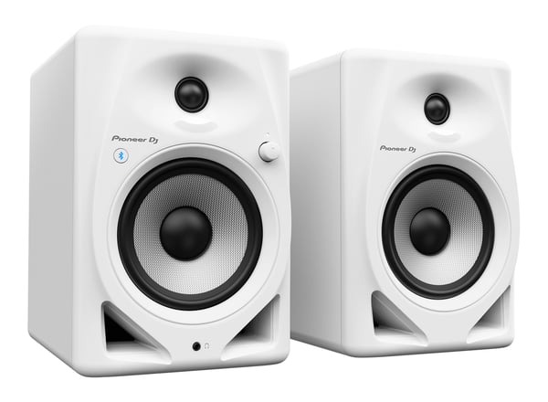 Pioneer DM-50D-BT-W Aktiver Monitor-Lautsprecher 3.4 Zoll 25 W 1 Paar 2-vejs Hvid Kabel & trådløs 50 W