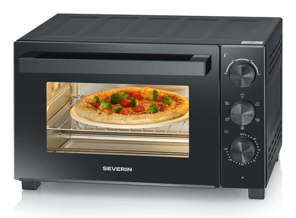 Pikkukuva 2 / 10: Severin TO 2075 grilliuuni 30 L 1600 W Musta Grilli