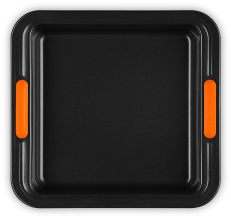 Le Creuset Square Cake Tin Ugnstillagning Rektangulär Kolstål, Silikon