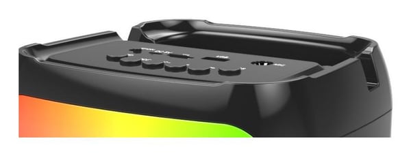 New Majestic 116302 BK Bærbare højttalere og festhøjttalere Sort 20 W