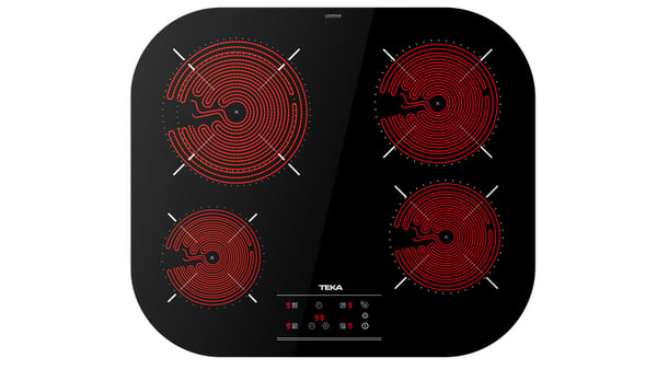 Teka TCC 64310 TTC BK Svart Inbyggd 59 cm Keramisk 4 zone(s)