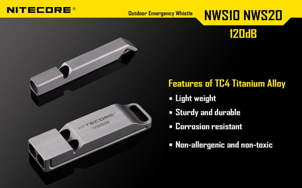 Nitecore NWS10 nødfløjte