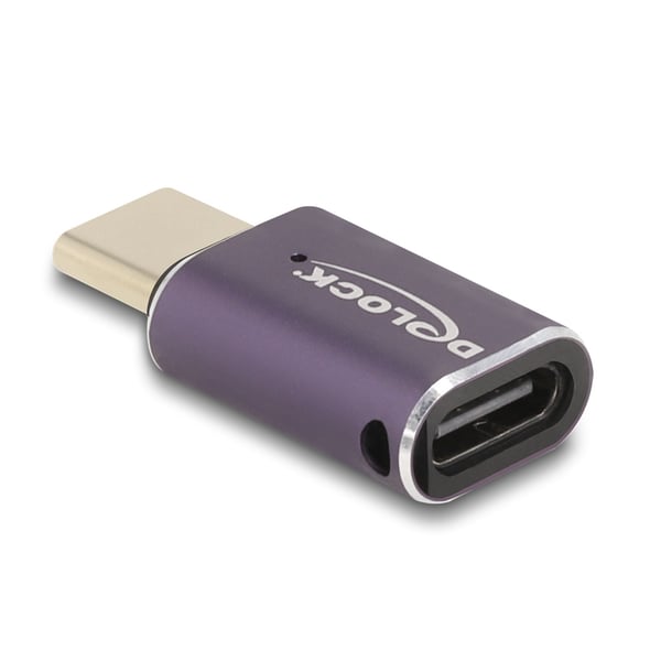 Miniatyrbild 3 av 3: DeLOCK 60286 kabelomvandlare (hane/hona) USB-C Antracit