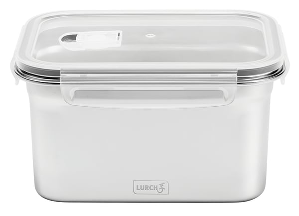 Miniatyrbild 1 av 8: Lurch 00240895 Lunchlåda 2 l Plast, Rostfritt stål Rostfritt stål, Transparent 1 styck