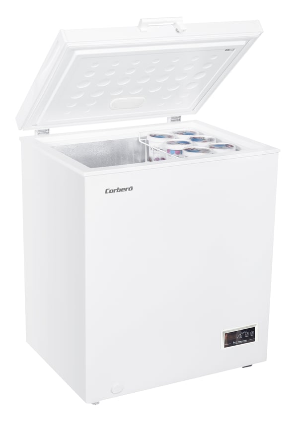 Miniatyrbillede 3 af 3: Corbero CCHH15024E fryser Kummefryser Fritstående 142 L Hvid