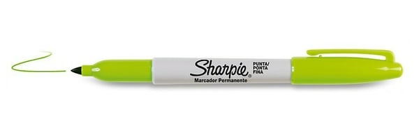Sharpie Fine Point speedmarker Fin spids Lysegrøn