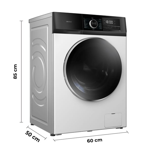 Cecotec Bolero Dresscode 7500 Inverter A vaskemaskine Front-læsning 7 kg 1400 rpm Hvid