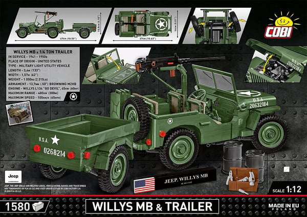 Executive Edition Willys MB & Släpvagn