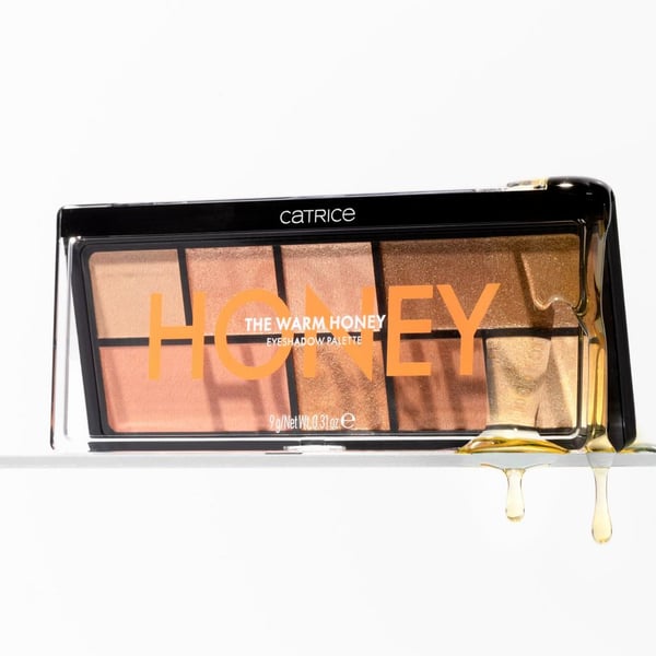 CATRICE The Warm Honey Eyeshadow Palette luomiväri Matta, Kimmellys