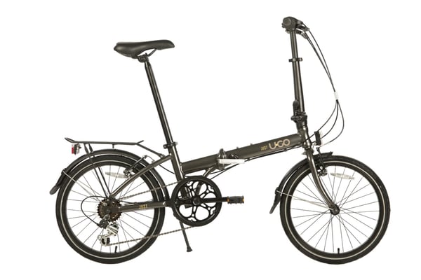 U•GO Mobility Just D6 Foldecykel Aluminium Grå