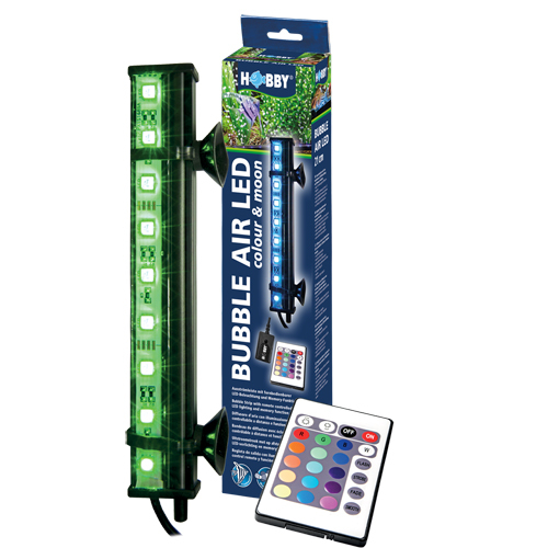 Miniatyrbillede 1 af 8: HOBBY Aquaristik Bubble Air LED colour & moon Vekselstrøm Sort
