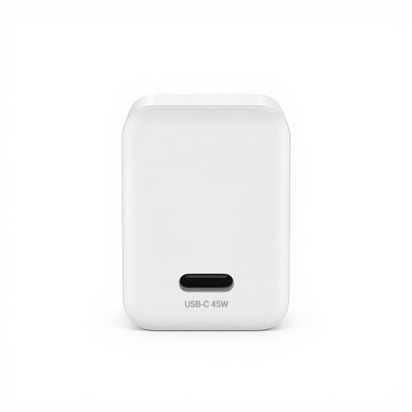 Miniatyrbillede 2 af 8: Crong CRGGN1C45WHI oplader til mobil enhed Hovedtelefoner, Laptop, Strømbank, Smartphone, SmartWatch, Tablet Hvid Vekselstrøm Hurtig opladning Indendørs