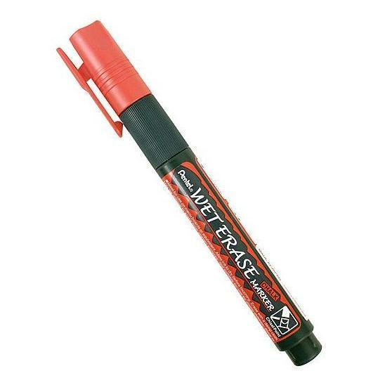 Pentel Wet Erase speedmarker 1 stk Rød