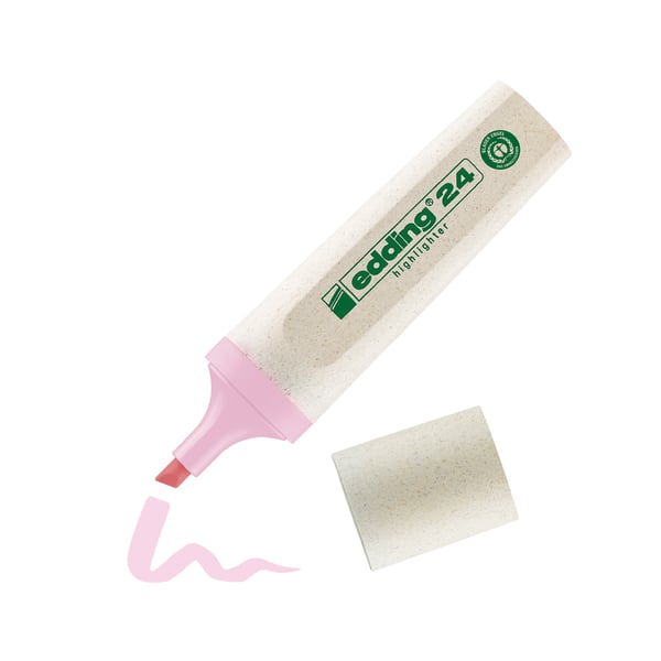 Edding EcoLine 24 speedmarker 1 stk Mejselspids Rose Edding EcoLine 24 speedmarker 1 stk Mejselspids Rose